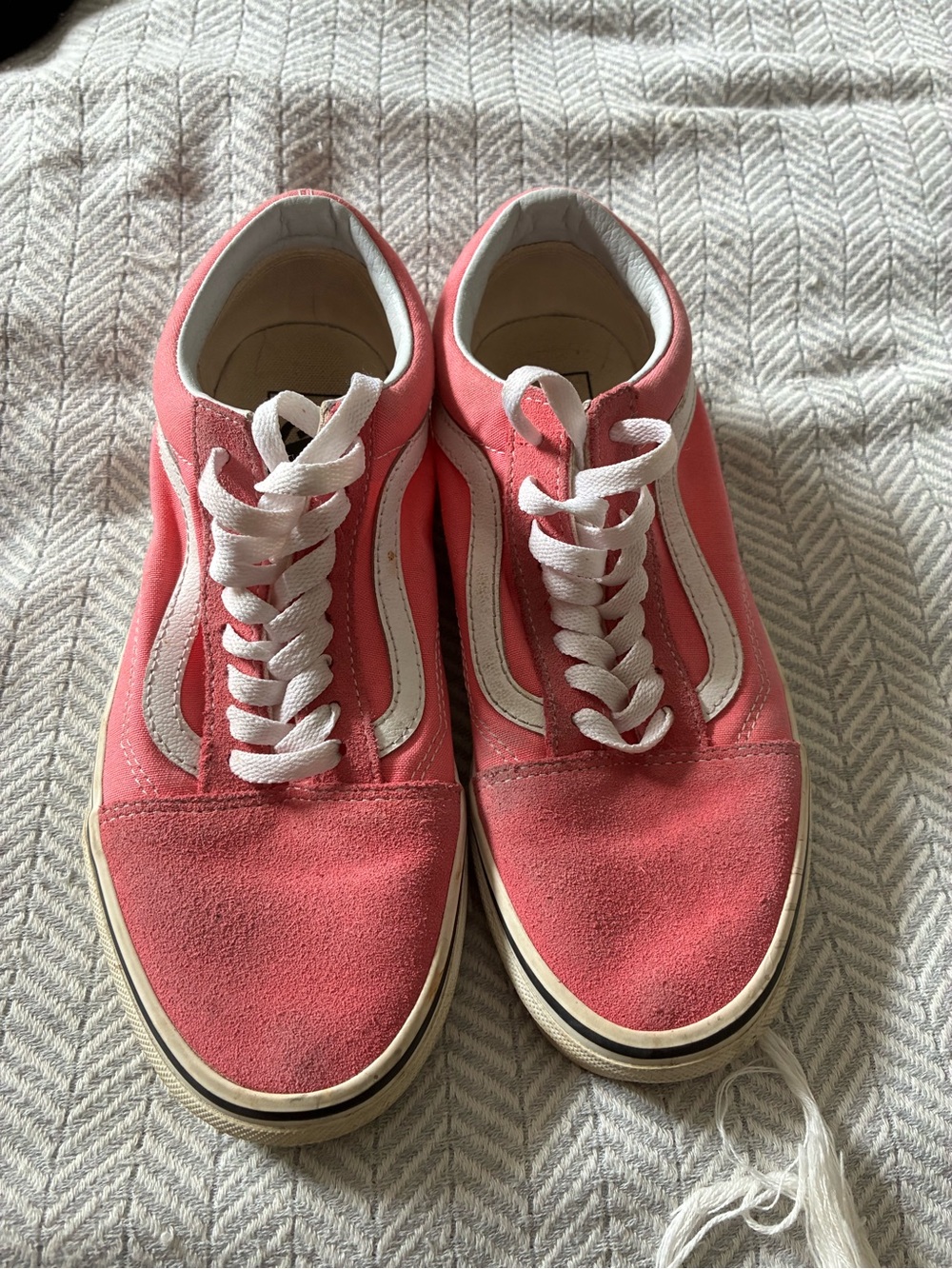 Women’s Coral Pink Low-Top Vans